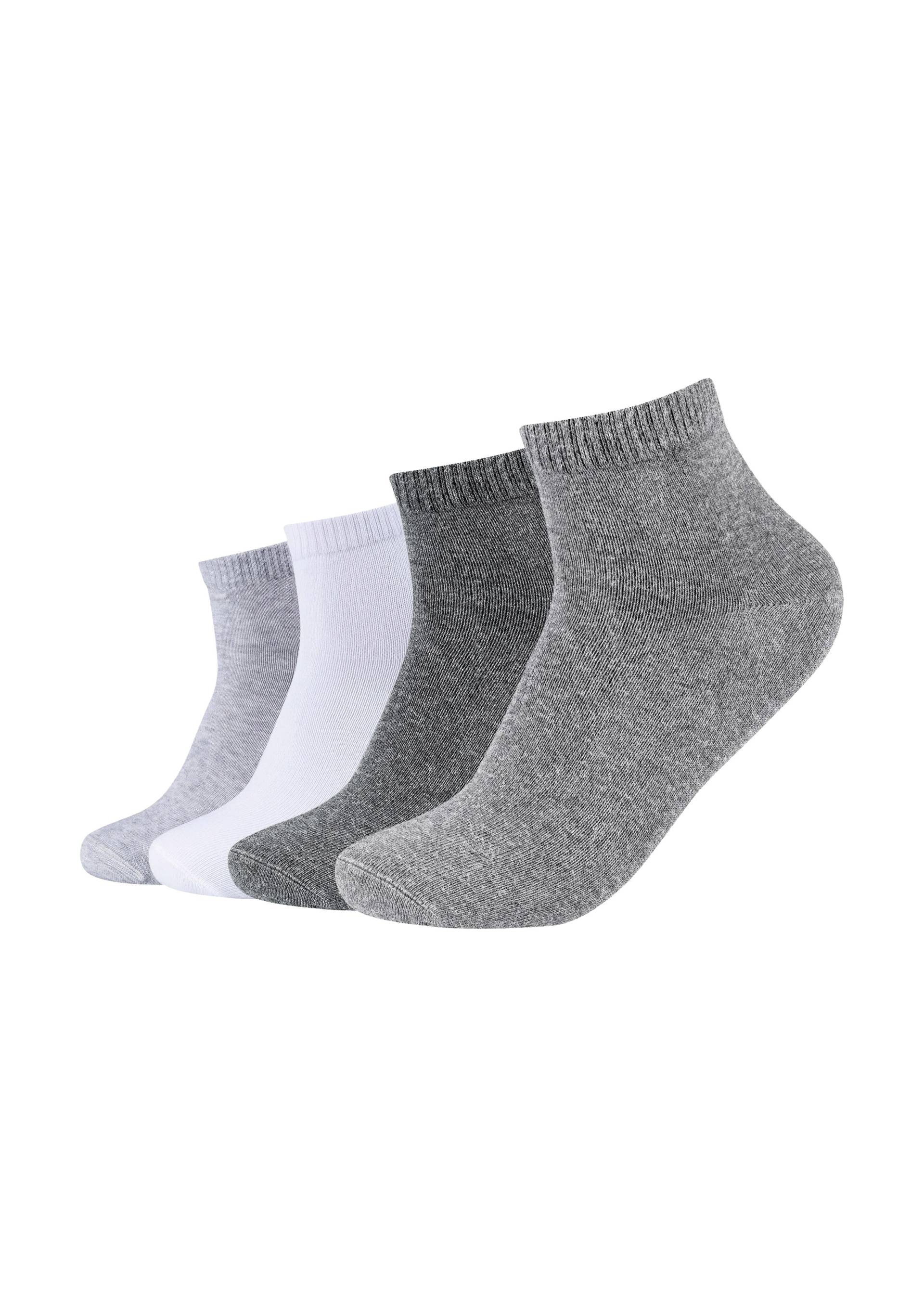 s.Oliver - Sneakersocken grau|weiß - Gr. - 40.5 von s.Oliver