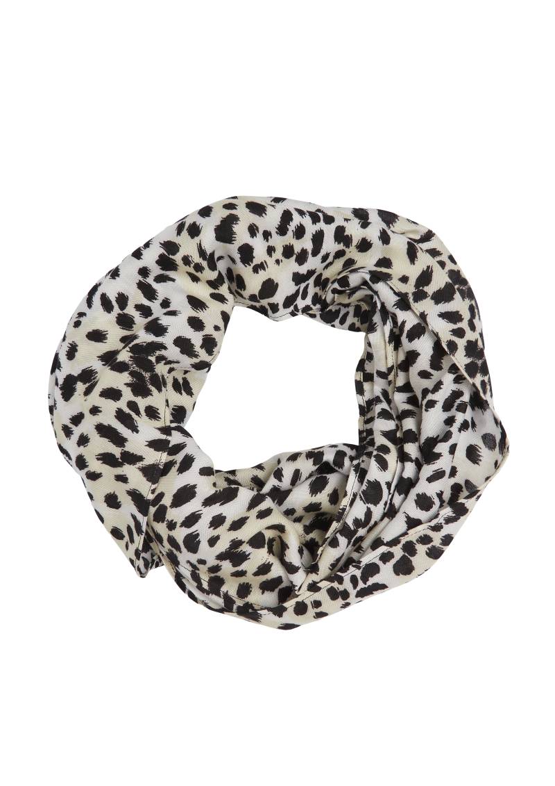 s.Oliver - Snood mit Leo-Print, Damen, creme|mehrfarbig von s.Oliver