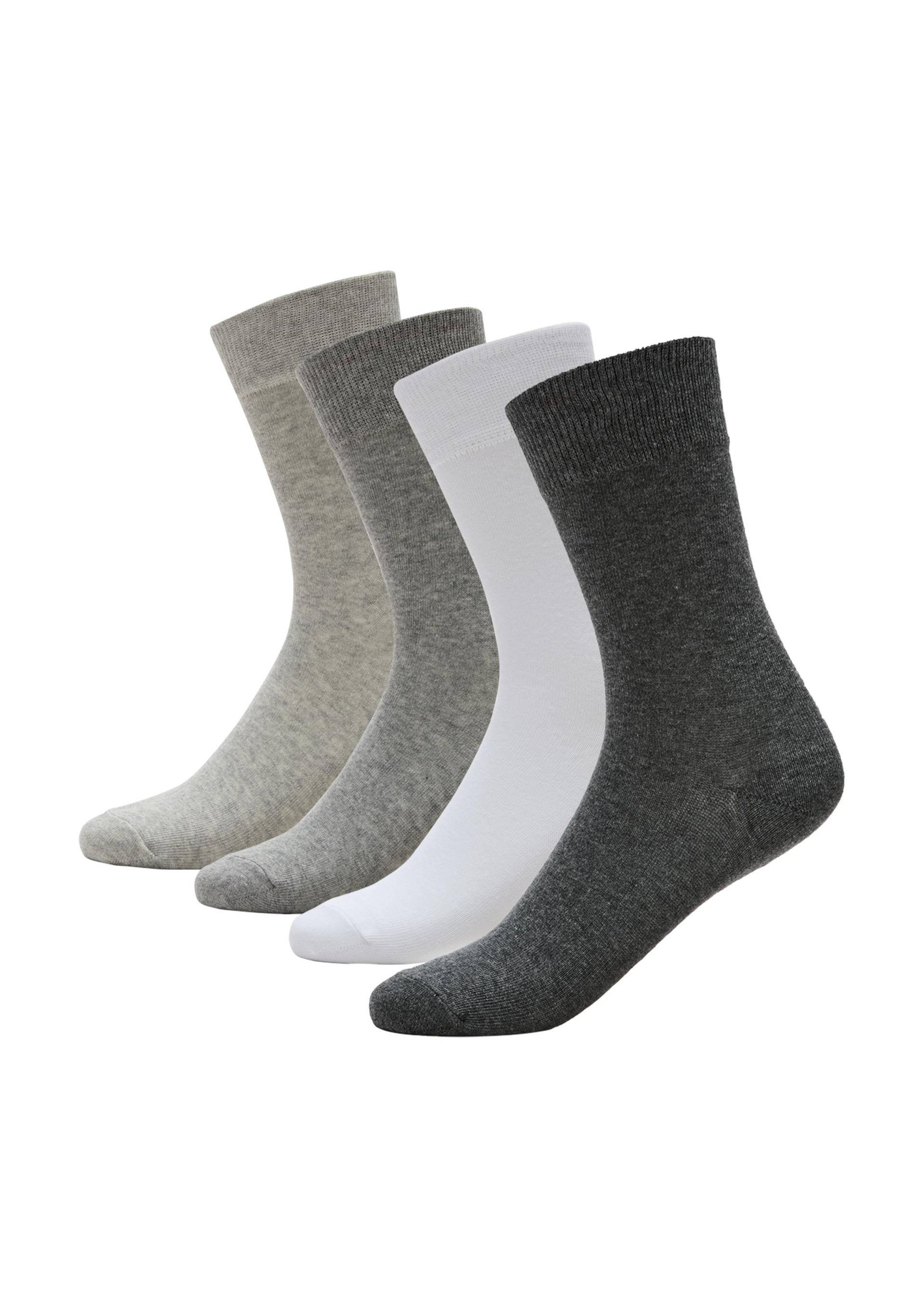 s.Oliver - Socken grau|weiß - Gr. - 36.5 von s.Oliver