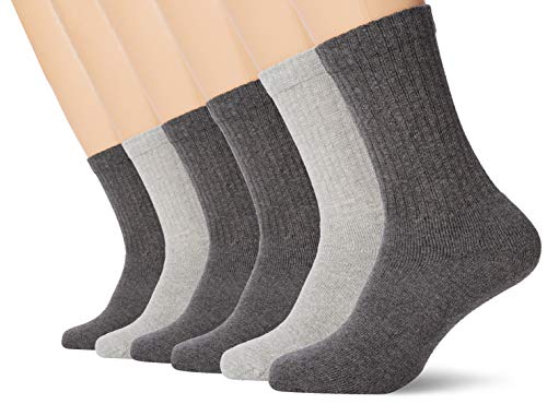 s.Oliver Socks Herren S30001001 Socken, Grau (Grey 0010), (Herstellergröße: 39/42) (6er Pack) von s.Oliver