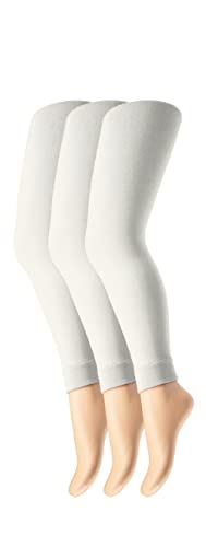 s.Oliver Socks Unisex Kinder Online Junior Originals sust. Tights 40 DEN 3p Socken, Offwhite, 98/116 von s.Oliver