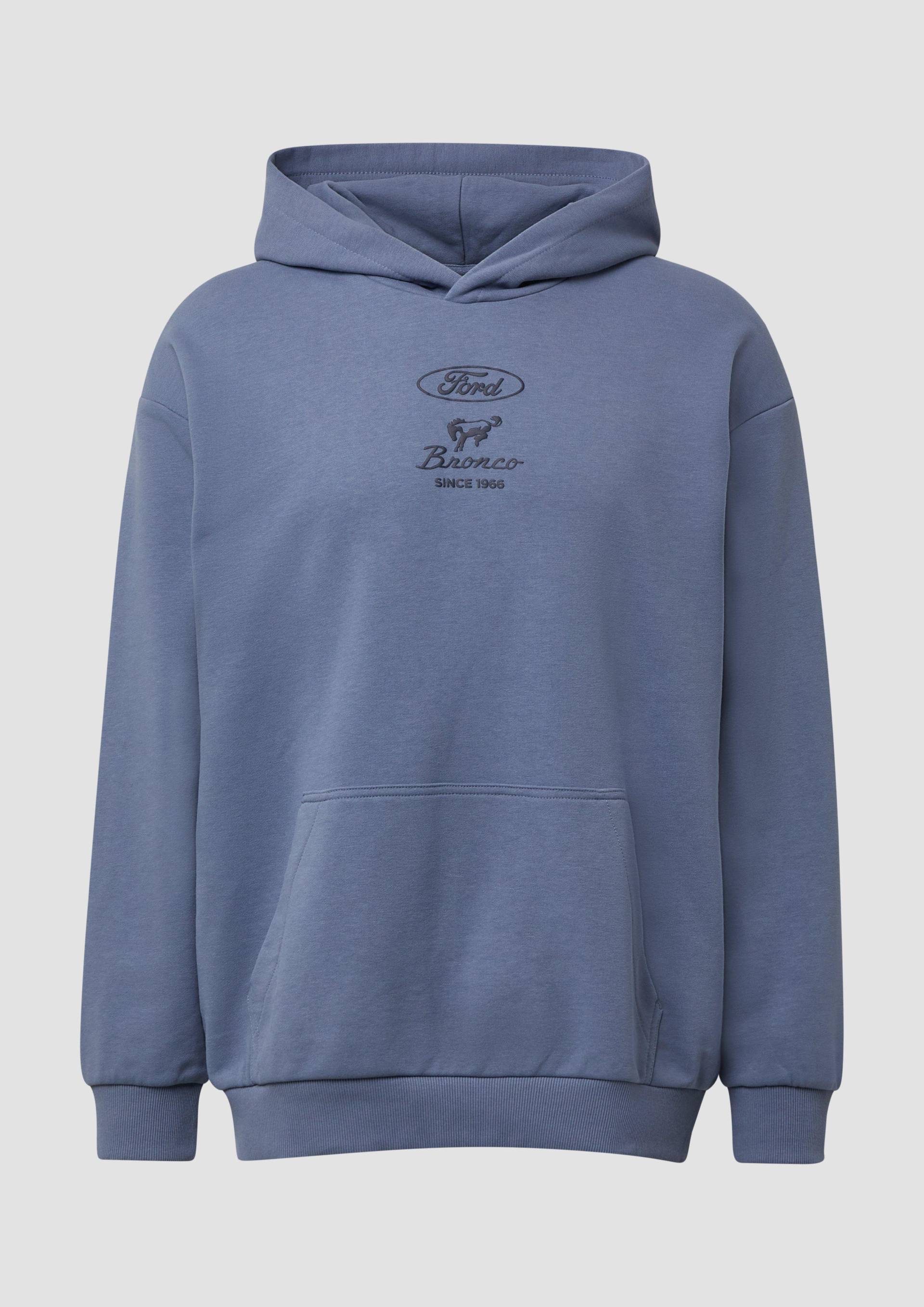 s.Oliver - Softer Hoodie mit Ford® | Discovery Channel®-Artwork, Herren, blau von s.Oliver