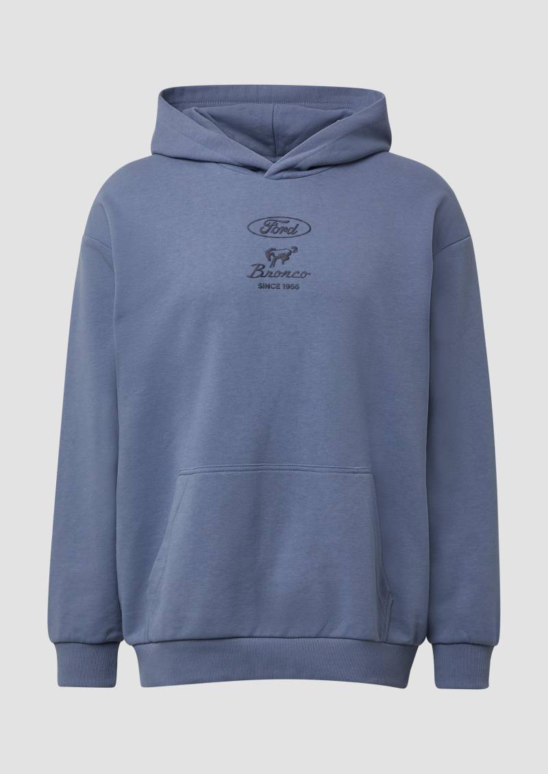 s.Oliver - Softer Hoodie mit Ford® | Discovery Channel®-Artwork, Herren, blau von s.Oliver
