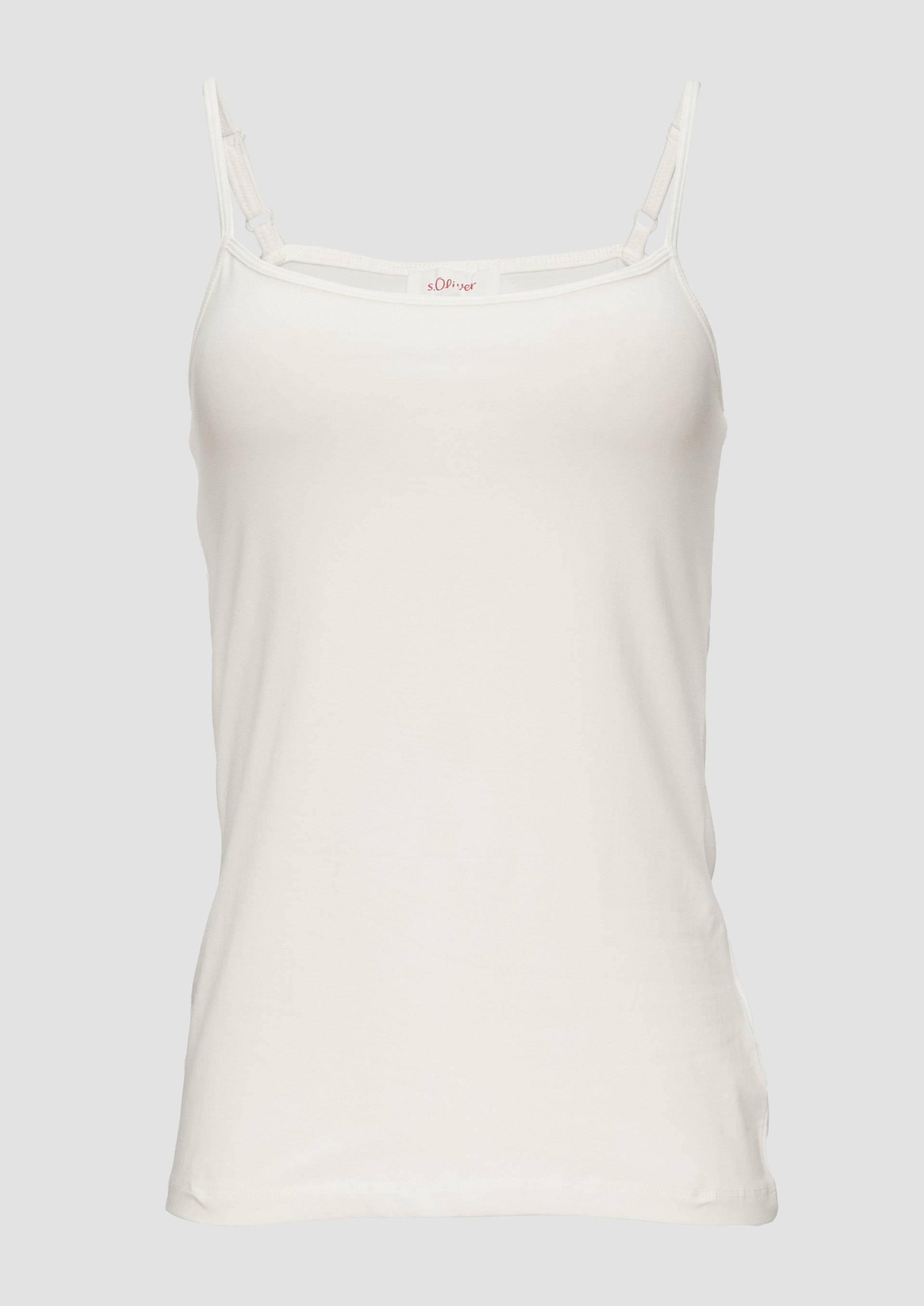 s.Oliver - Spaghettiträger-Top, Damen, creme von s.Oliver