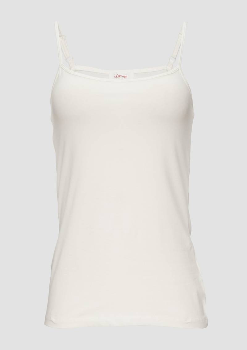 s.Oliver - Spaghettiträger-Top, Damen, creme von s.Oliver