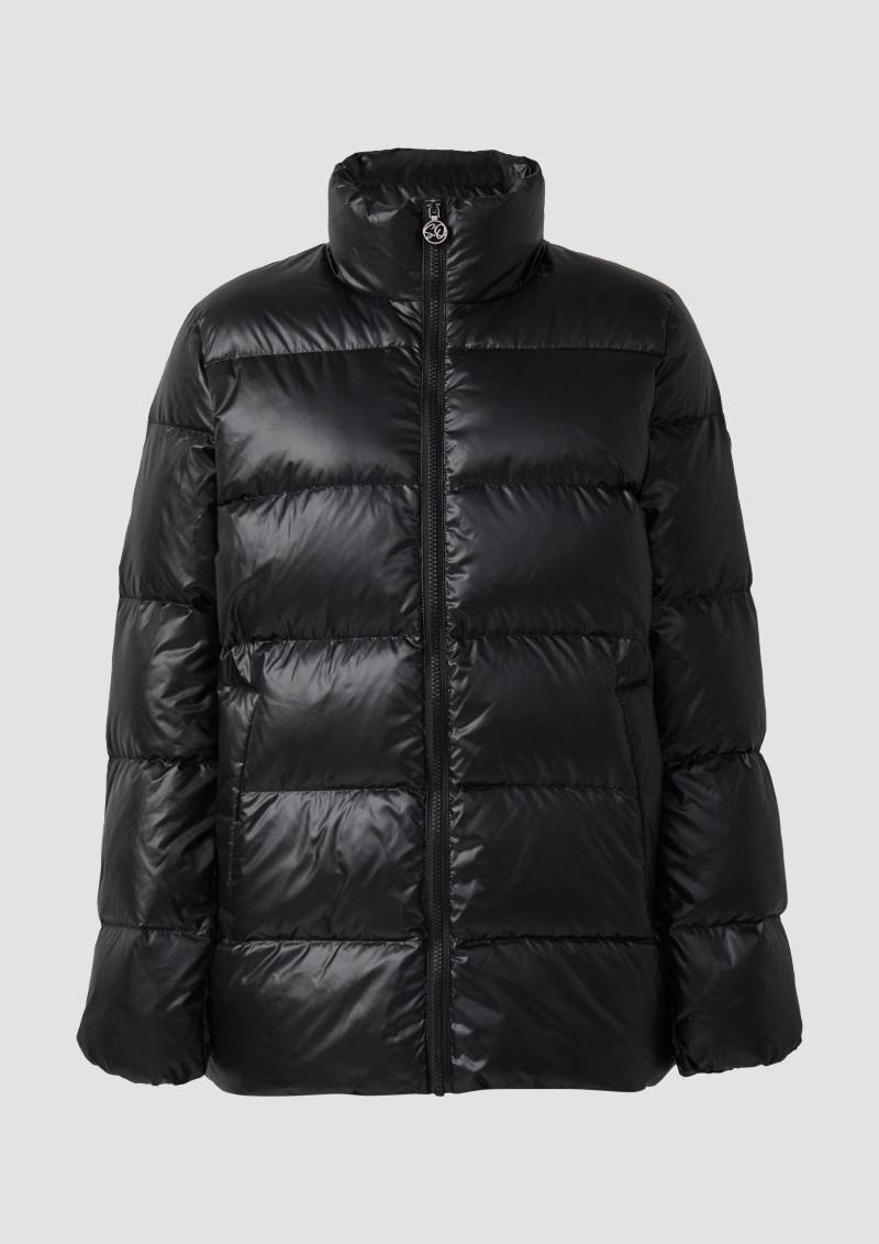 s.Oliver - Steppjacke mit recycelter Daune und Federn, Damen, schwarz von s.Oliver