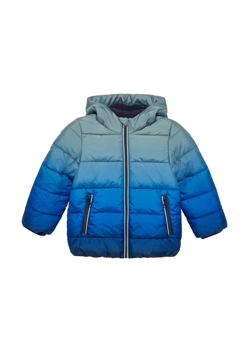 s.Oliver - Steppjacke mit Fleecefutter, Kinder, blau|grau|mehrfarbig von s.Oliver
