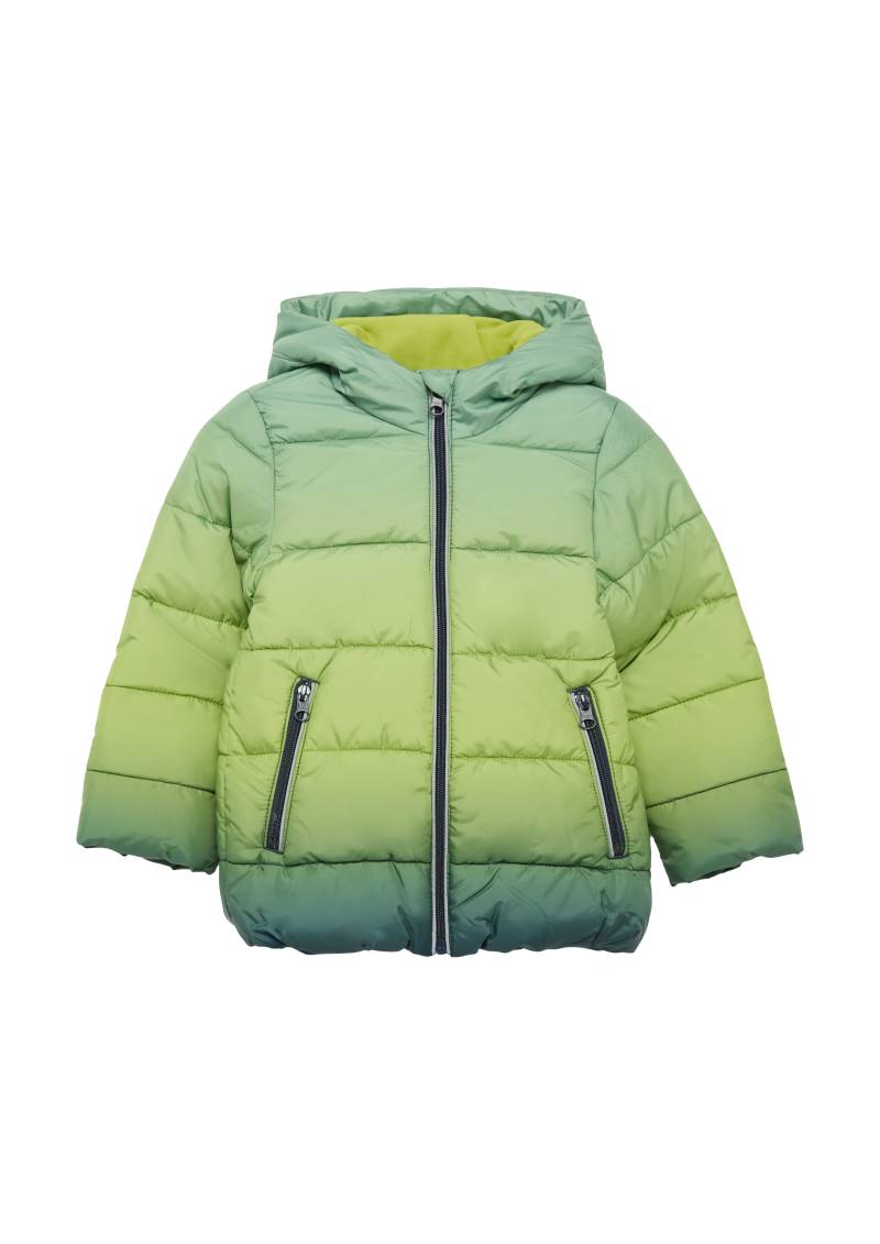 s.Oliver - Steppjacke mit Fleecefutter, Kinder, grün|mehrfarbig von s.Oliver