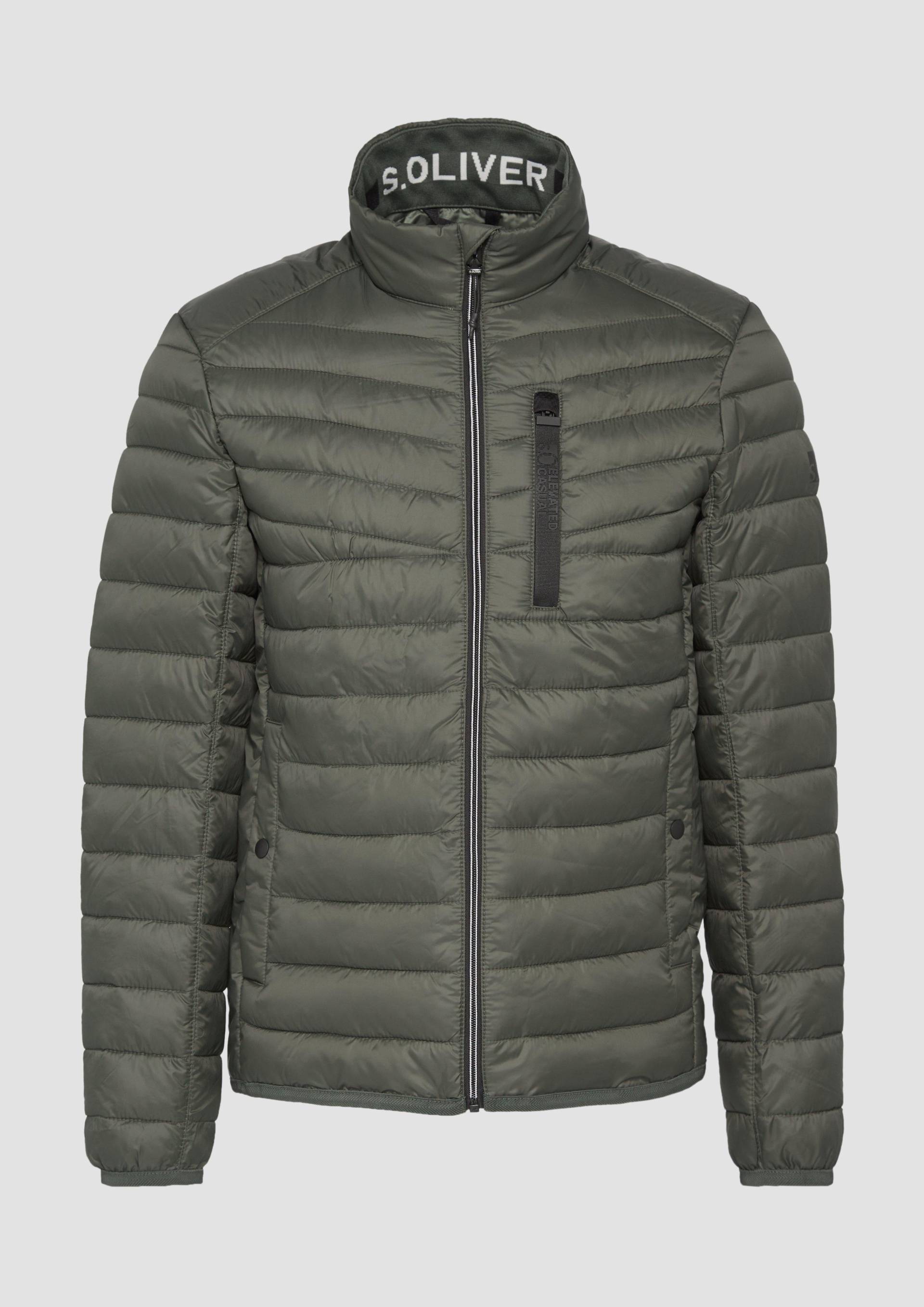 s.Oliver - Steppjacke mit sportiven Kontrastdetails, Herren, Grün s.Oliver - Steppjacke mit sportiven Kontrastdetails, Herren, Grün von s.Oliver