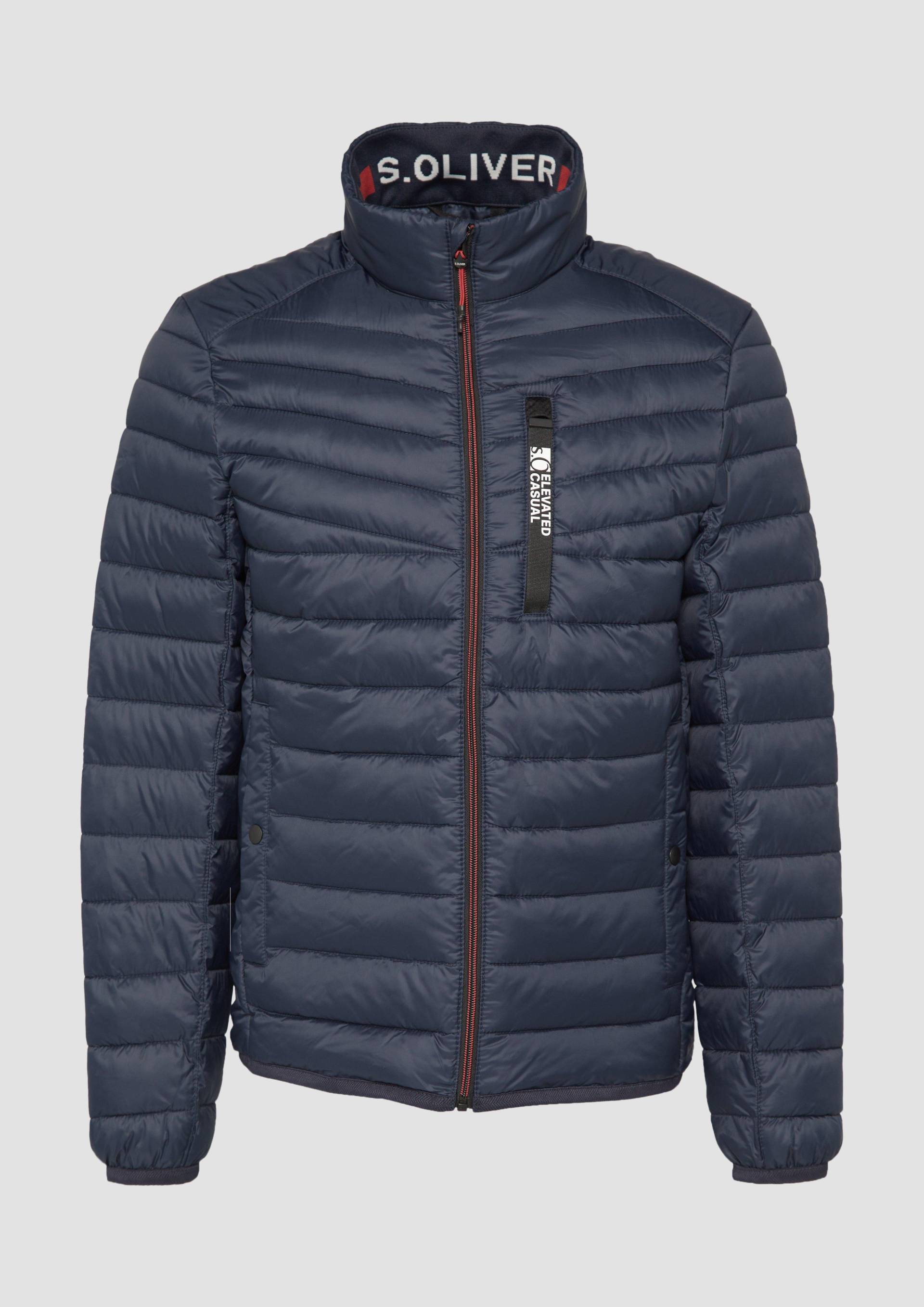 s.Oliver - Steppjacke mit sportiven Kontrastdetails, Herren, blau s.Oliver - Steppjacke mit sportiven Kontrastdetails, Herren, blau von s.Oliver