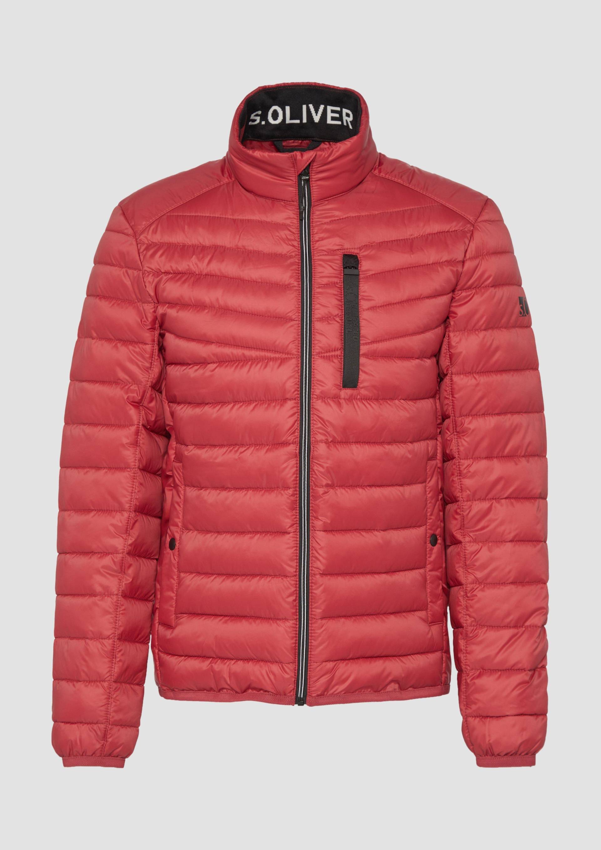 s.Oliver - Steppjacke mit sportiven Kontrastdetails, Herren, rot s.Oliver - Steppjacke mit sportiven Kontrastdetails, Herren, rot von s.Oliver