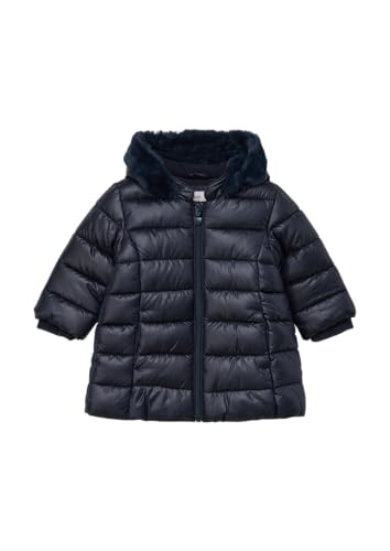 s.Oliver Steppmantel mit Kunstpelz-Detail Navy 80 von s.Oliver