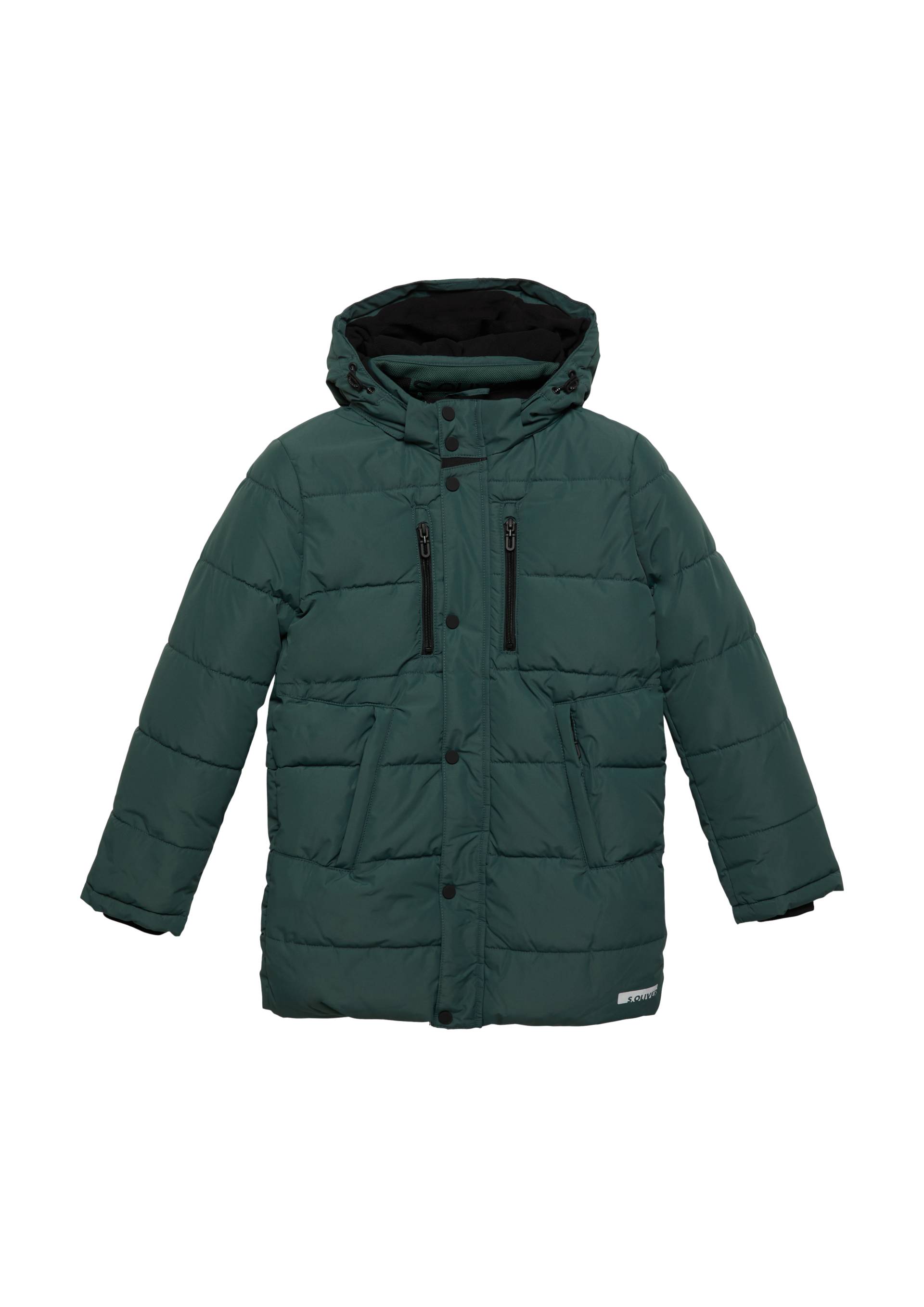 s.Oliver - Steppmantel mit abnehmbarer Kapuze und Fleecefutter, Jungen, Blau von s.Oliver