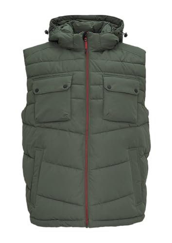 Gesteppte Weste mit abnehmbarer Kapuze olivgrün 4XL Gesteppte Weste mit abnehmbarer Kapuze olivgrün 4XL von s.Oliver