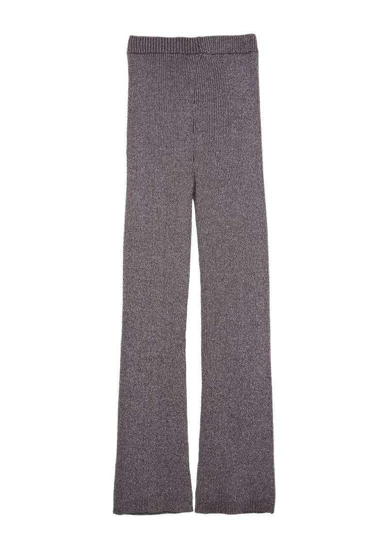 s.Oliver - Strickhose mit Flared Leg und Metallic-Effekt, Mädchen, lila von s.Oliver