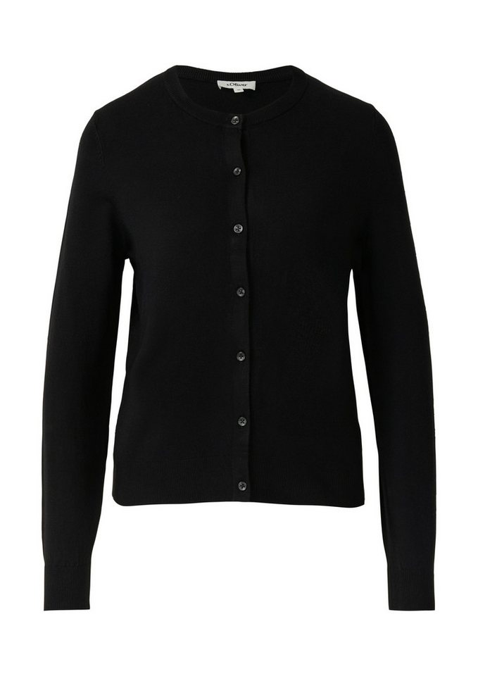 s.Oliver Strickjacke – Damen Feinstrick-Cardigan – Viskosemix von s.Oliver