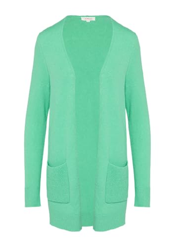 s.Oliver Strickjacke mit Rippbündchen grün 46 von s.Oliver