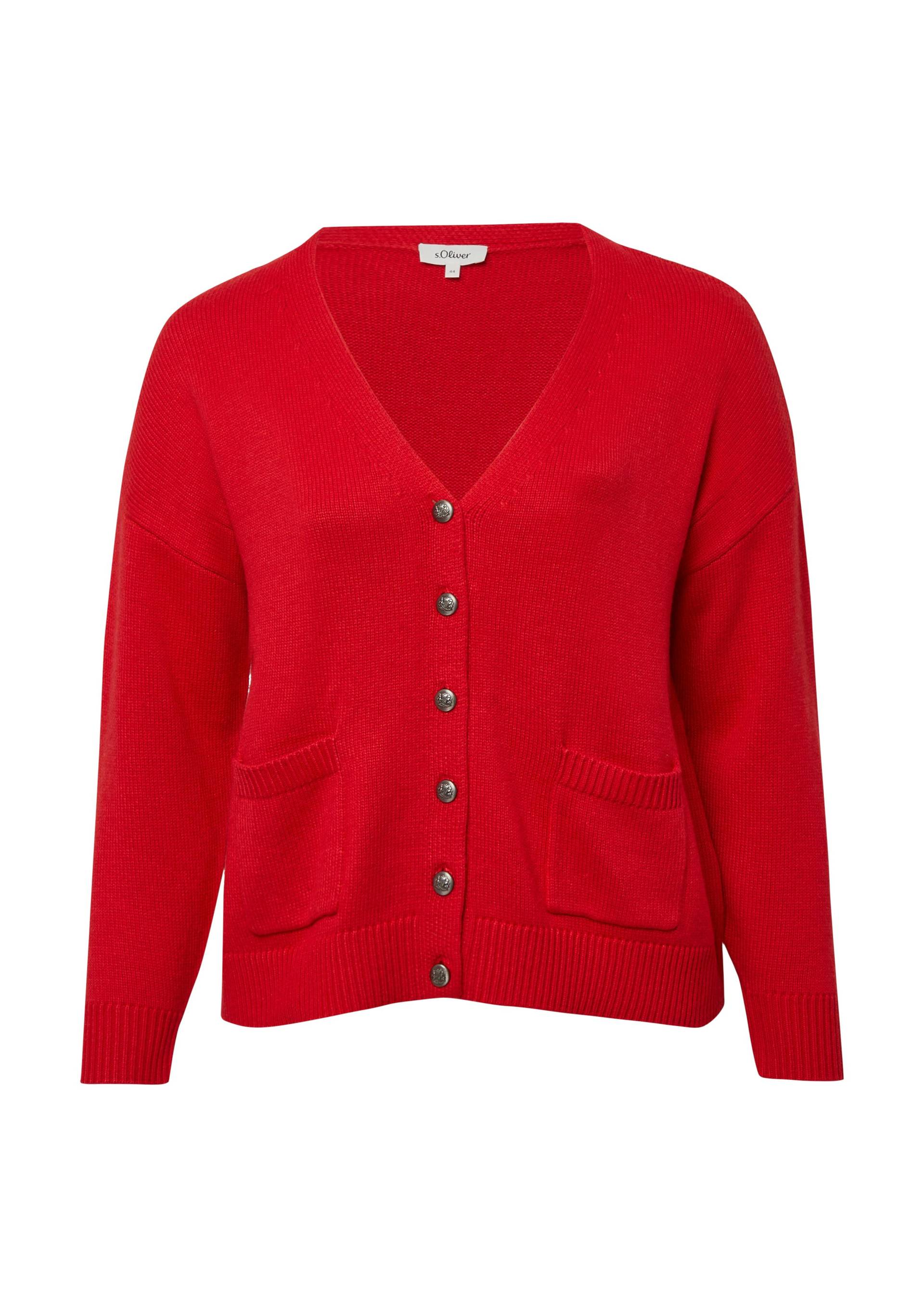 s.Oliver - Strickjacke rot - Gr. - 50 von s.Oliver