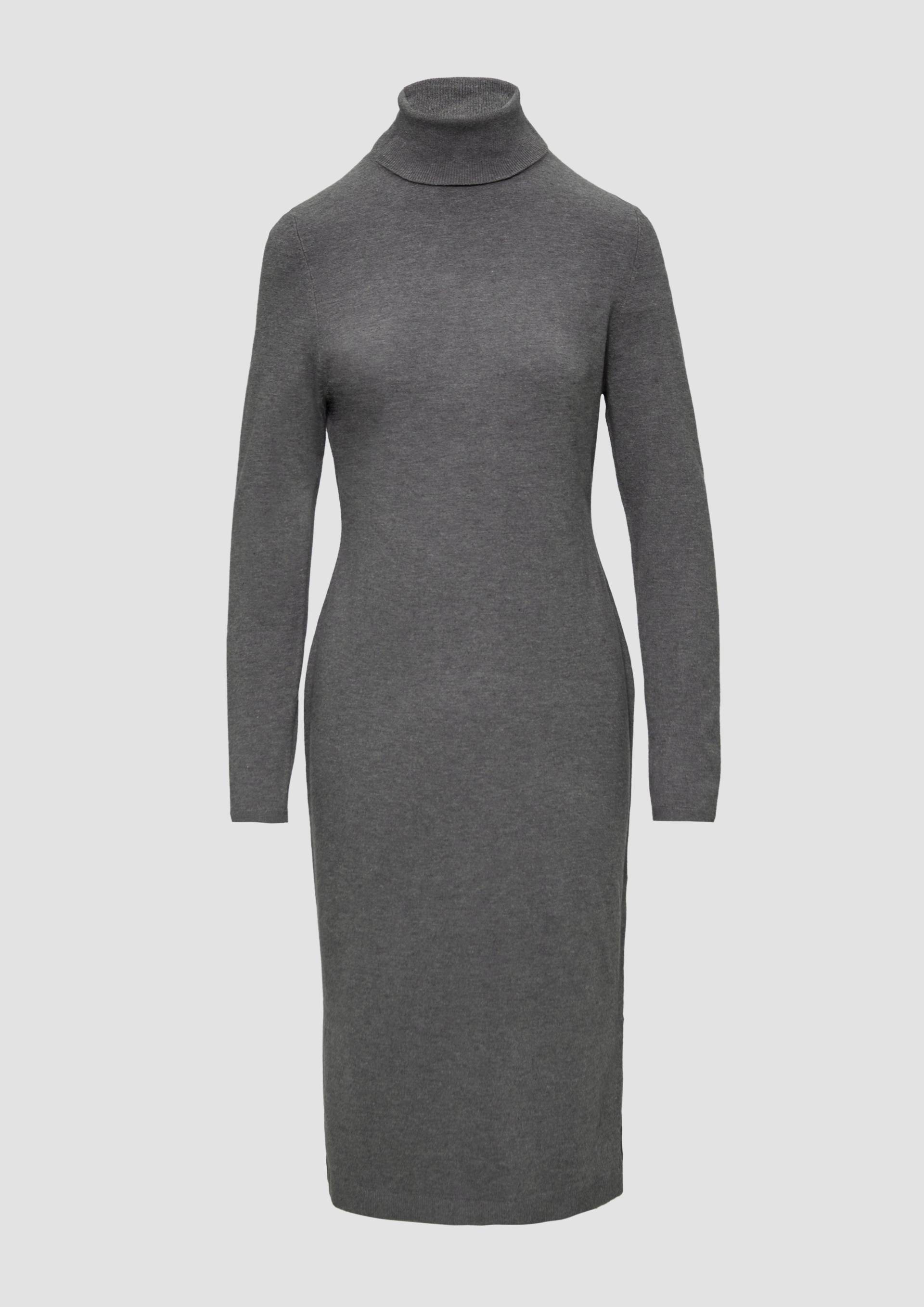 s.Oliver - Strickkleid im Viskosemix, Damen, grau von s.Oliver