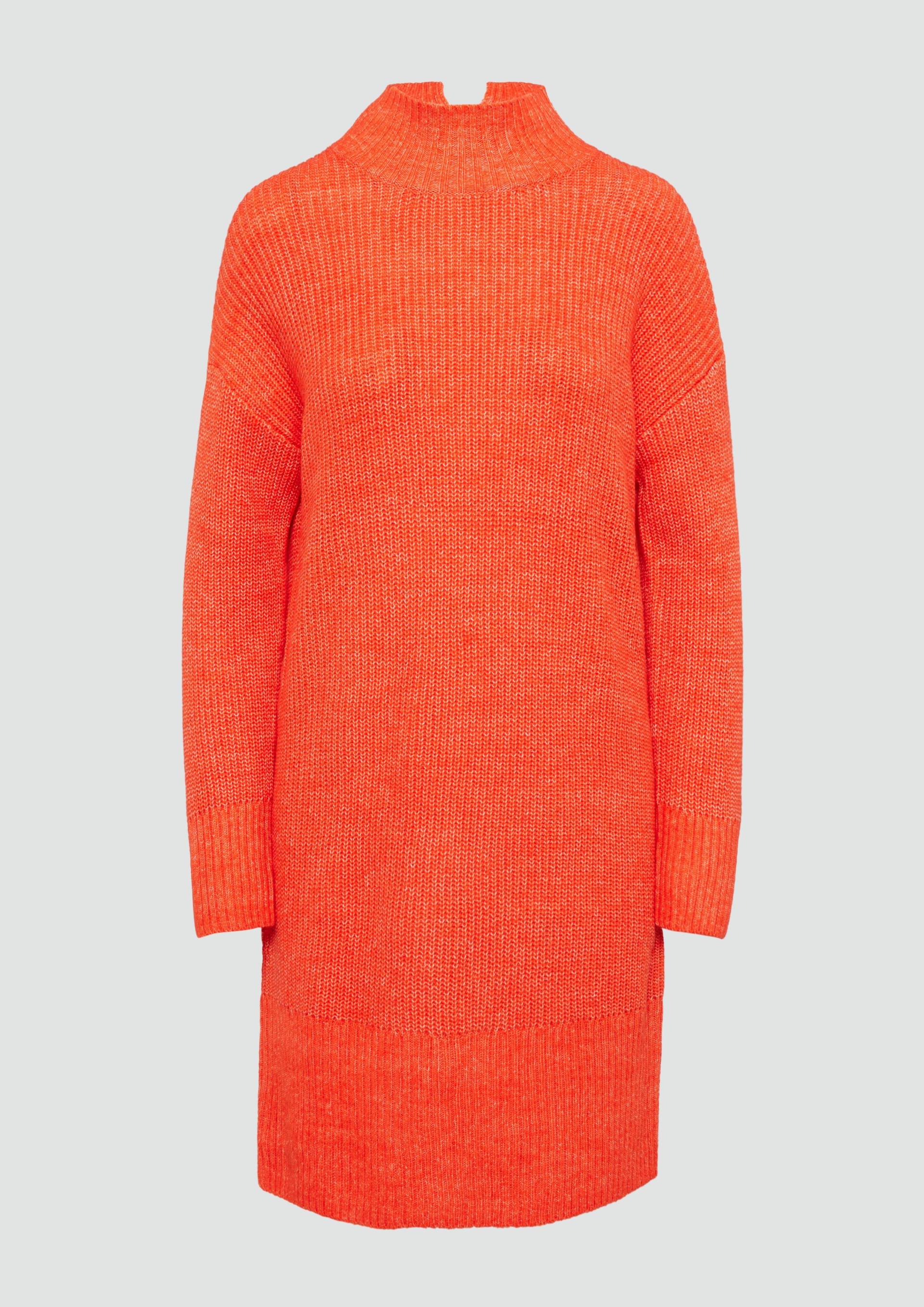s.Oliver - Strickkleid mit Stehkragen und überschnittenen Schultern, Damen, Orange s.Oliver - Strickkleid mit Stehkragen und überschnittenen Schultern, Damen, Orange von s.Oliver