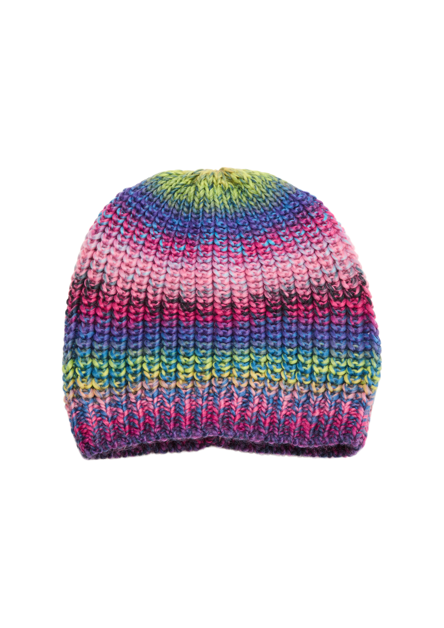 s.Oliver - Strickmütze aus Space dyed Garn, Mädchen, mehrfarbig|pink von s.Oliver