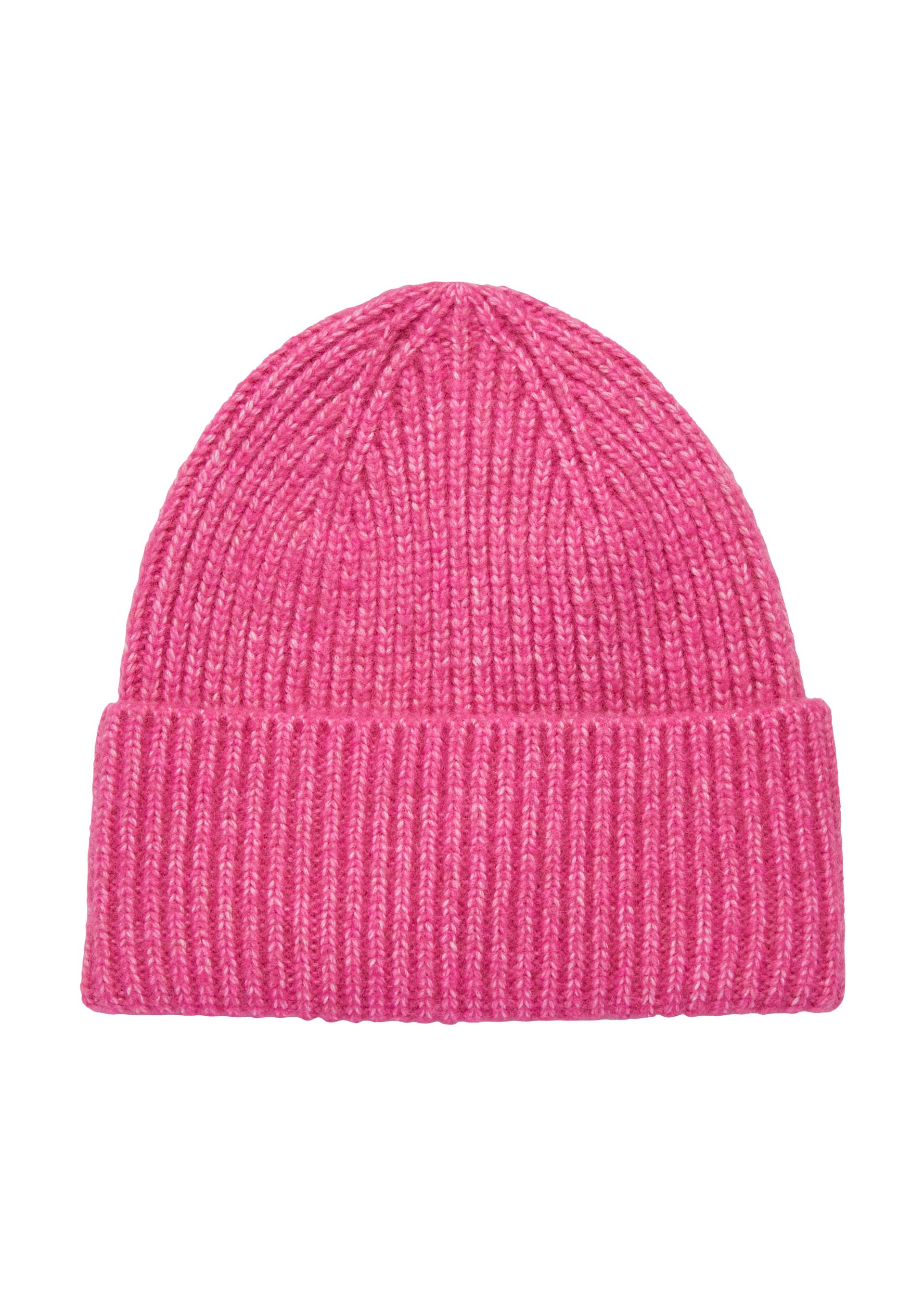 s.Oliver - Strickmütze aus Wollmix, Damen, Rosa von s.Oliver