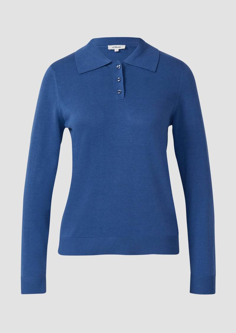 s.Oliver - Strickpullover, Damen, blau von s.Oliver