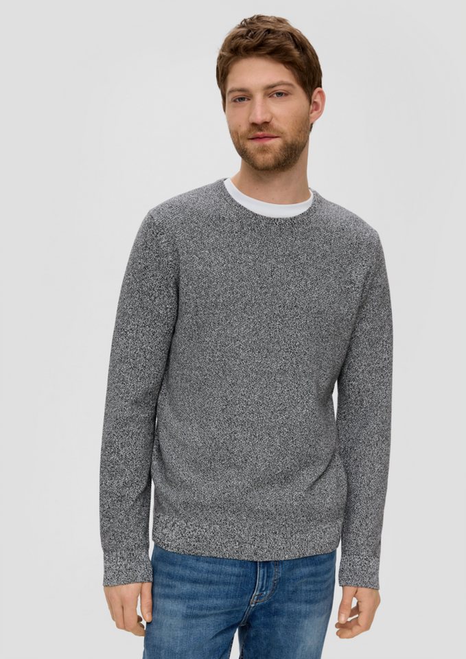 s.Oliver Strickpullover Feinstrickpullover mit Crew Neck von s.Oliver