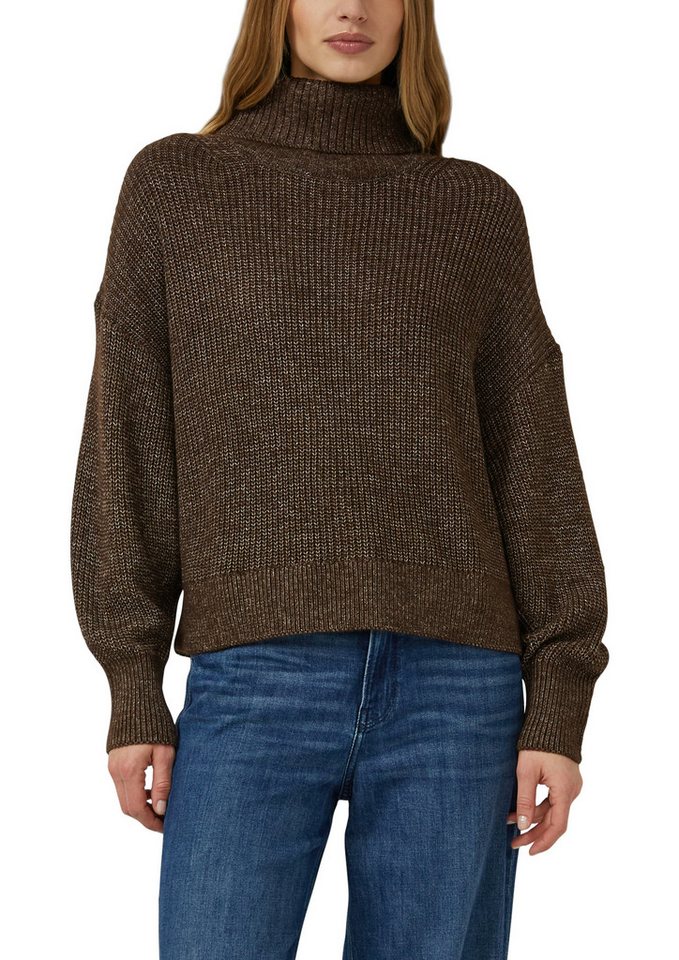 s.Oliver Strickpullover Oversize, mit weiten Ärmeln und Rollkragen von s.Oliver