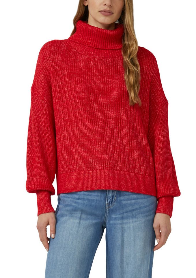 s.Oliver Strickpullover Oversize, mit weiten Ärmeln und Rollkragen von s.Oliver