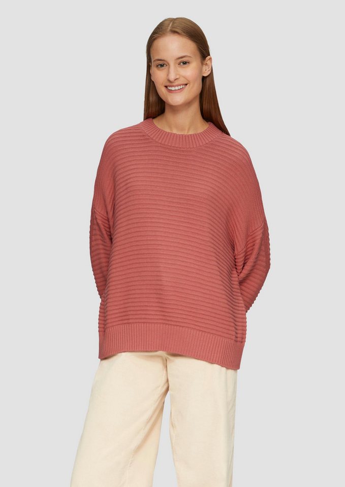 s.Oliver Strickpullover Oversized Strickpullover mit Strukturdetails von s.Oliver