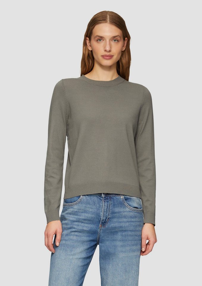 s.Oliver Strickpullover Strickpullover aus Viskosemix von s.Oliver