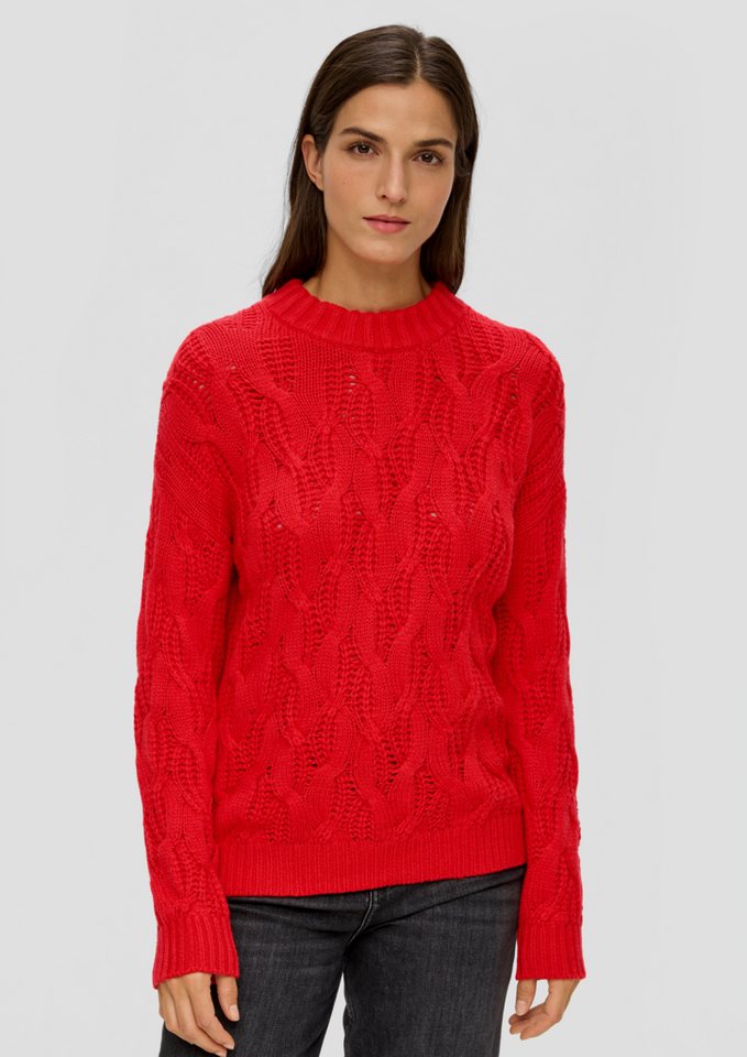 s.Oliver Strickpullover Strickpullover aus Viskosemix von s.Oliver
