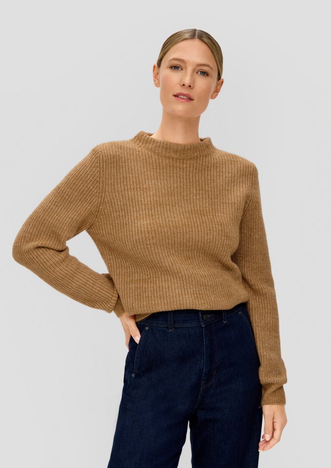 s.Oliver Strickpullover Strickpullover aus Wollmix von s.Oliver