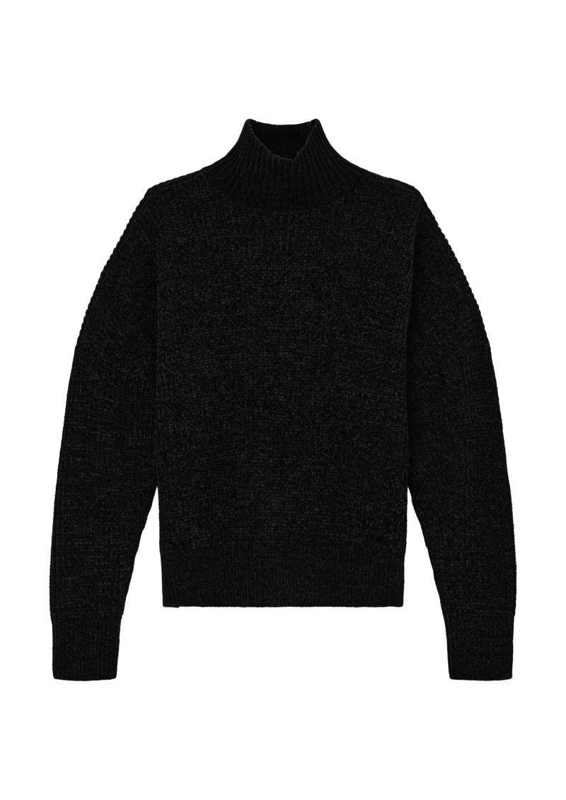 s.Oliver - Strickpullover aus Chenille-Garn, Mädchen, schwarz von s.Oliver