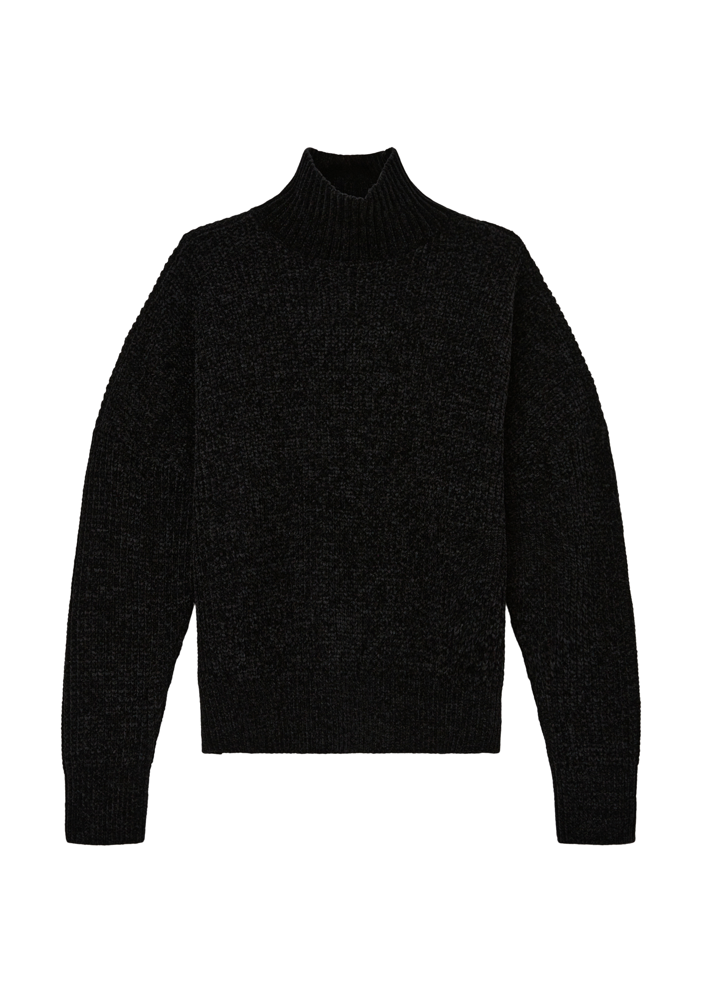 s.Oliver - Strickpullover aus Chenille-Garn, Mädchen, schwarz von s.Oliver