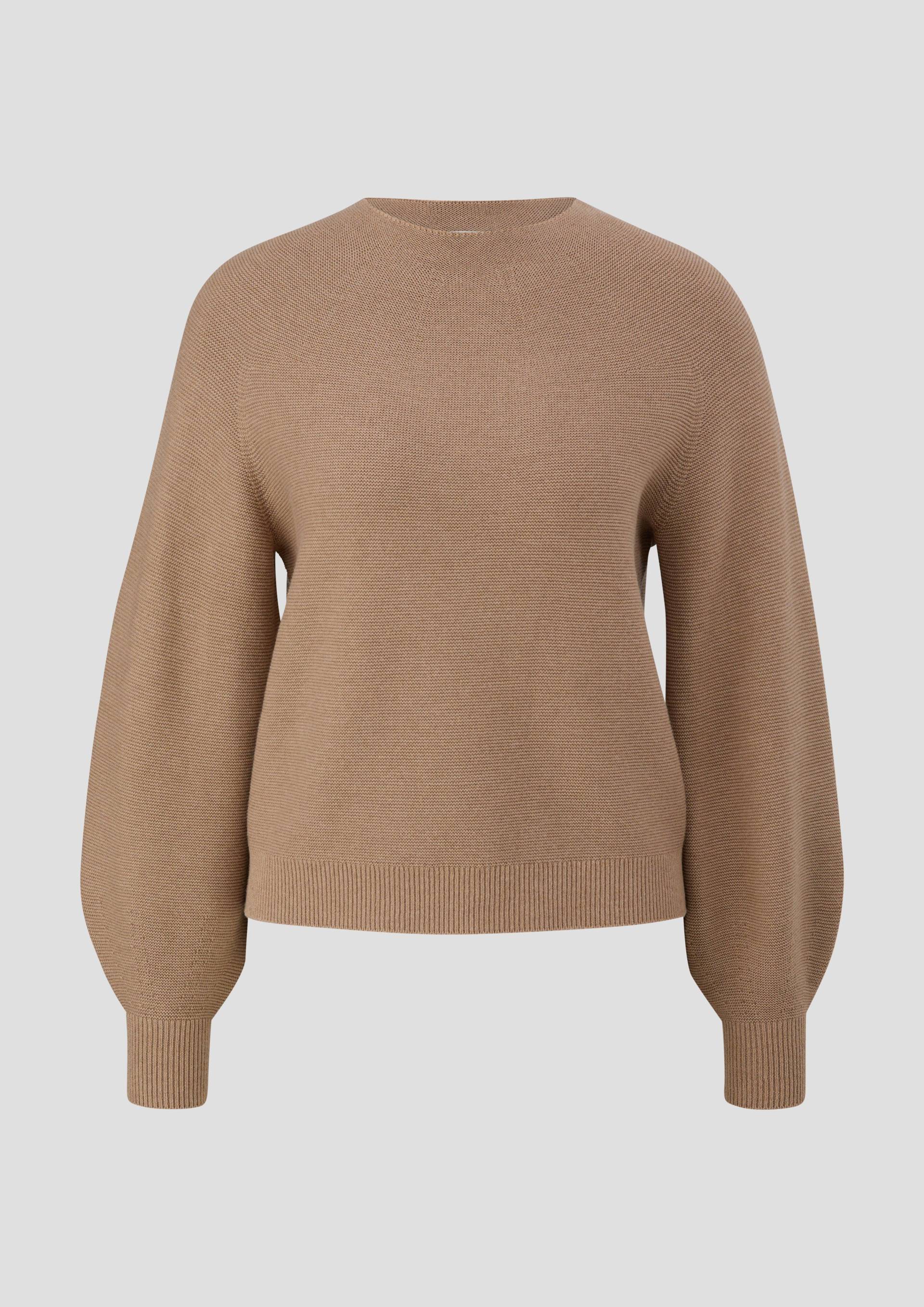 s.Oliver - Strickpullover aus Viskosemix, Damen, braun von s.Oliver