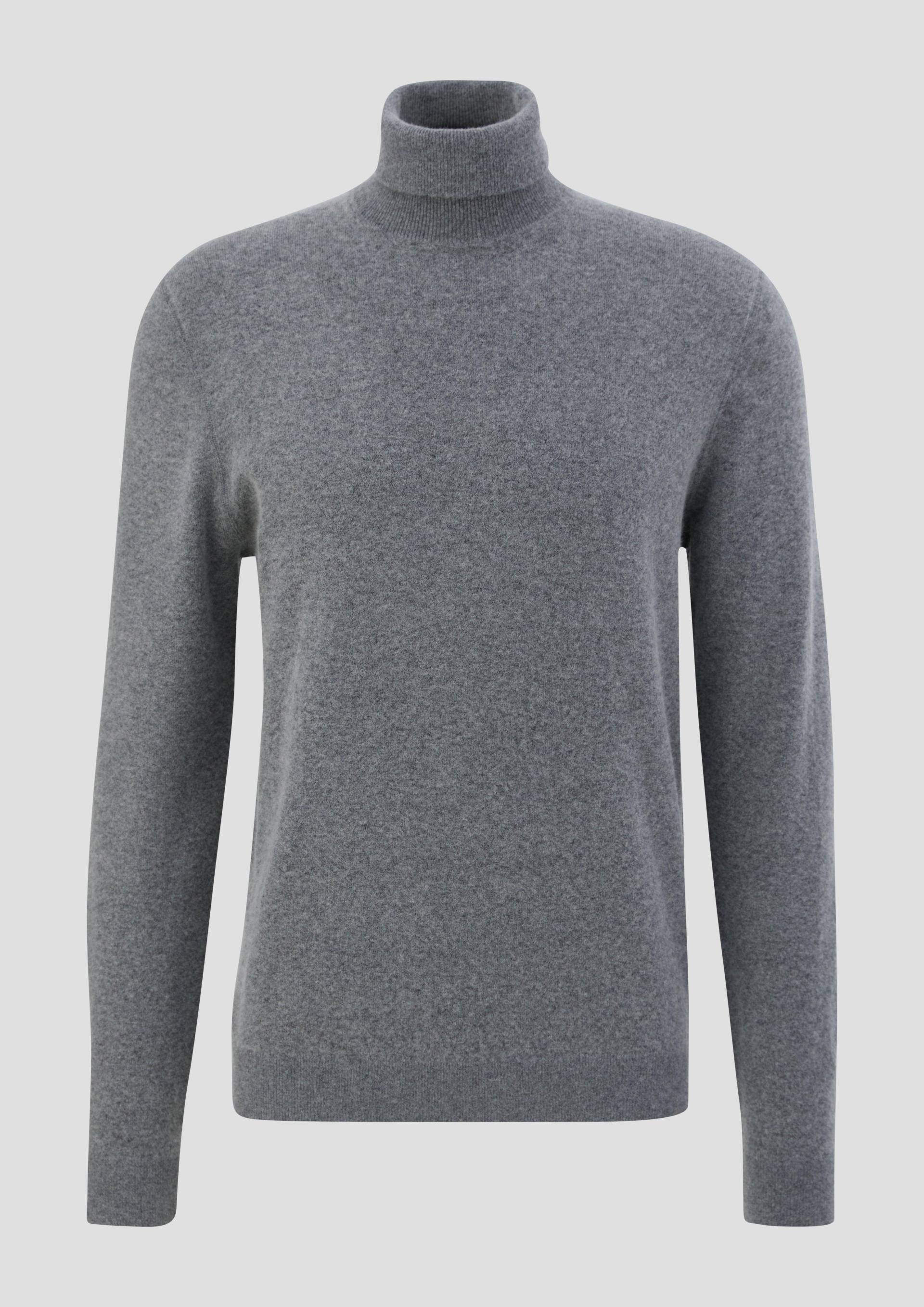 s.Oliver - Strickpullover aus Wollmix, Herren, grau von s.Oliver