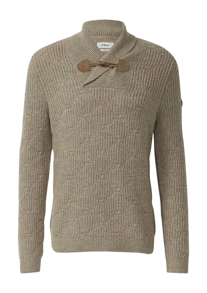 s.Oliver - Strickpullover beige - Gr. - XXL von s.Oliver