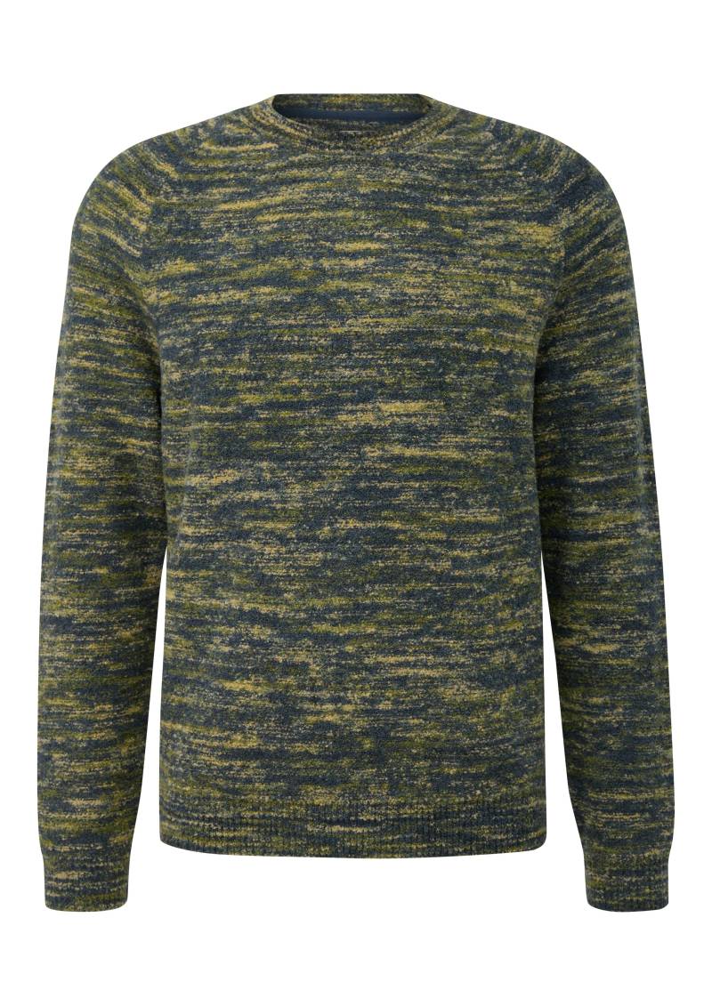 s.Oliver - Strickpullover blau|gelb - Gr. - M von s.Oliver