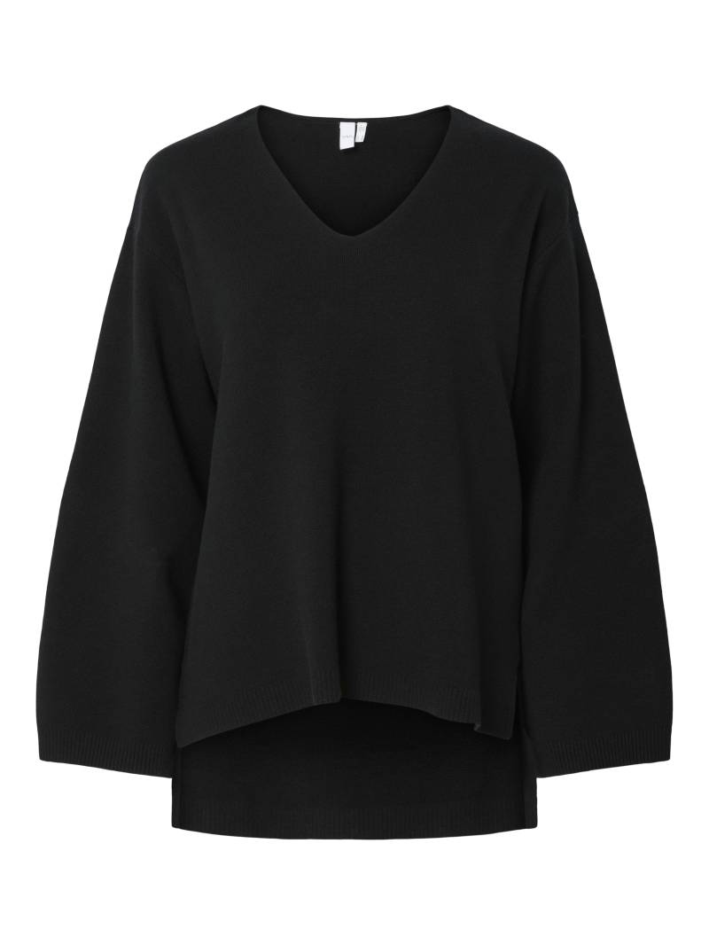 Y.A.S - YASELMA LS V-NECK KNIT PULLOVER S. NOOS black - Gr. - S von Y.A.S