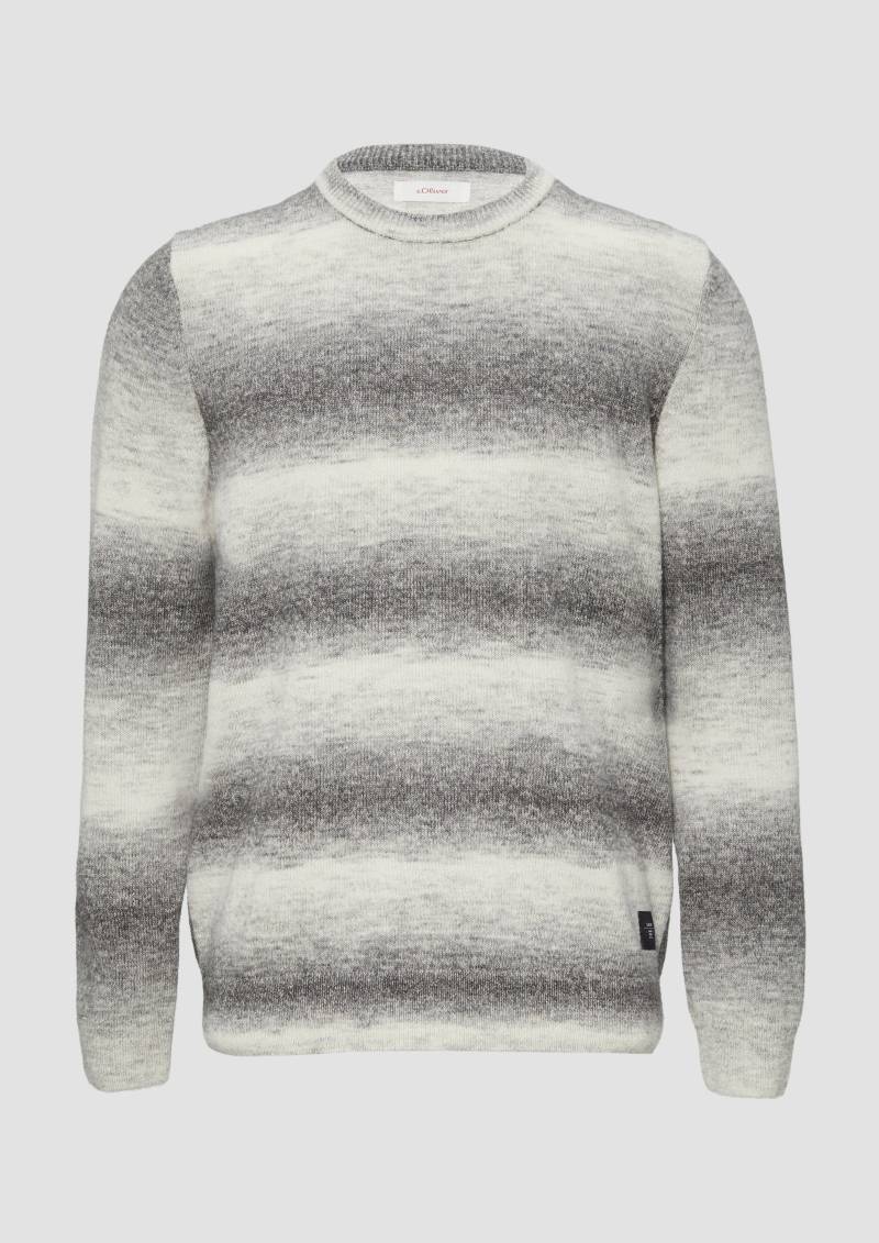 s.Oliver - Strickpullover mit Colour-Blocking, Herren, grau s.Oliver - Strickpullover mit Colour-Blocking, Herren, grau von s.Oliver