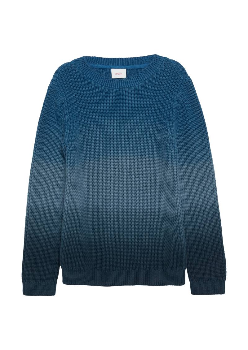 s.Oliver - Strickpullover mit Farbverlauf, Kinder, blau von s.Oliver