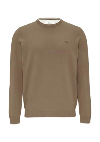 Strickpullover mit Logo-Stickerei von s.Oliver