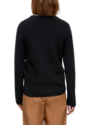 Strickpullover mit Raglanärmeln schwarz 48 von s.Oliver