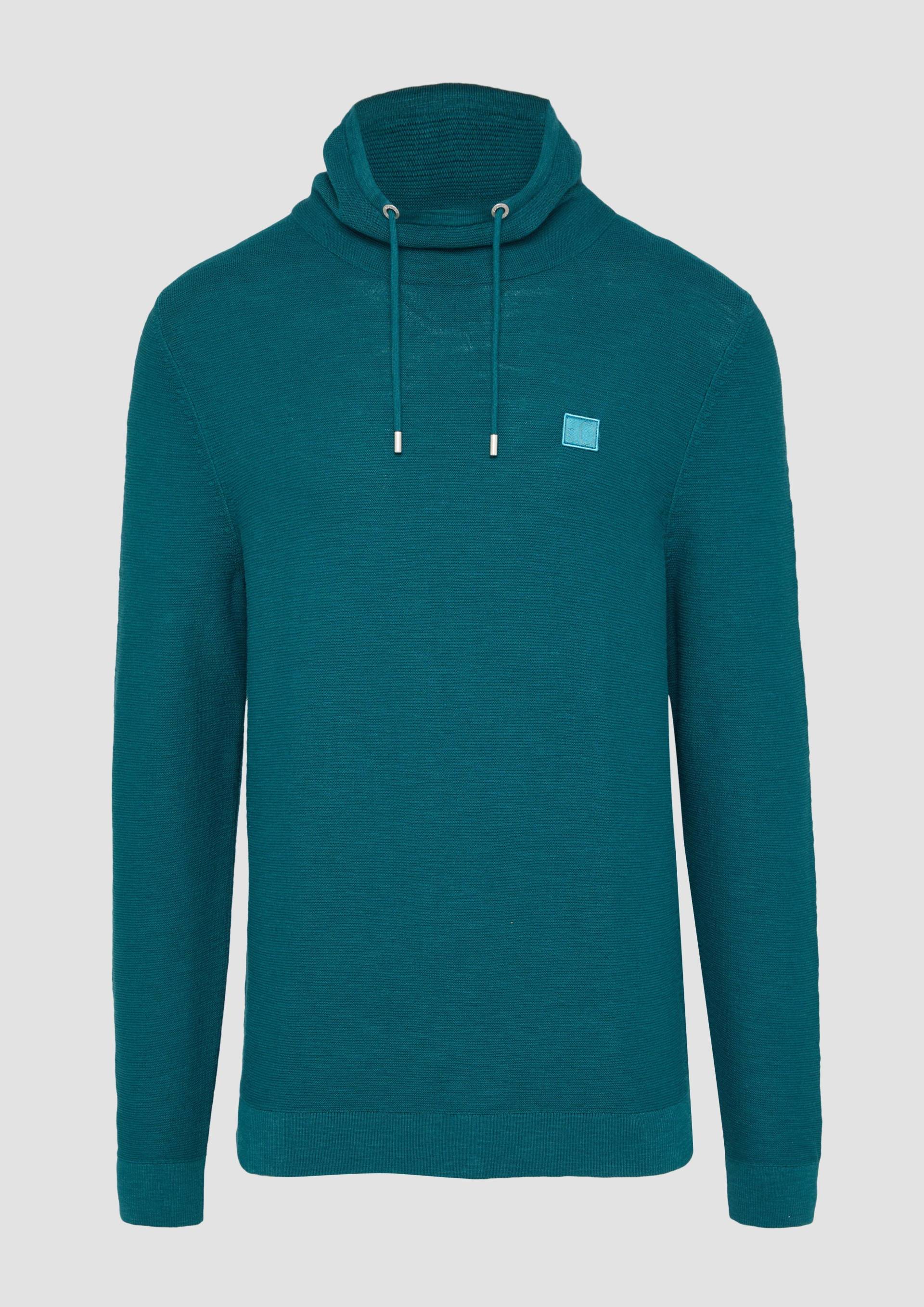 s.Oliver - Strickpullover mit Schalkragen, Herren, Blau s.Oliver - Strickpullover mit Schalkragen, Herren, Blau von s.Oliver