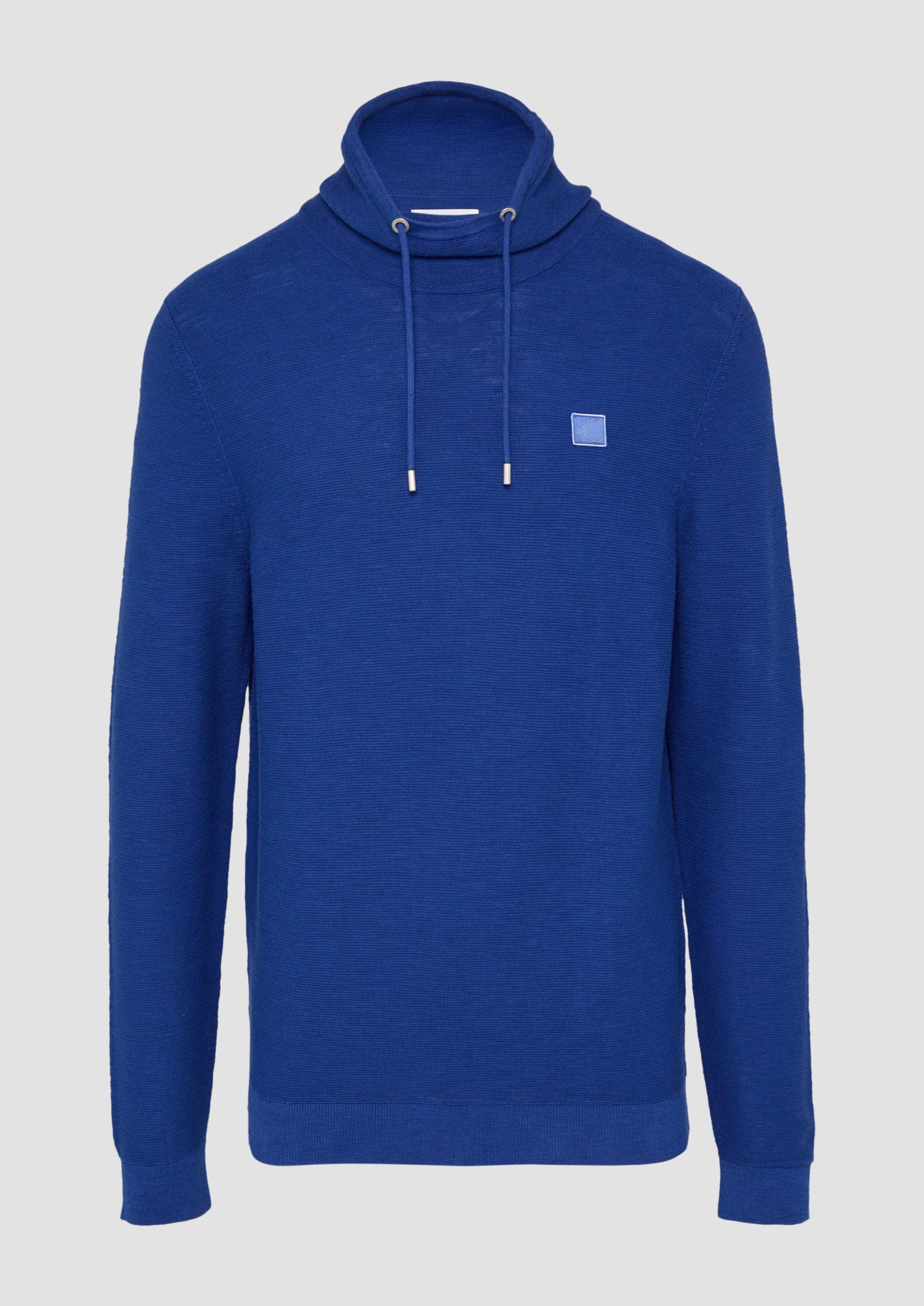 s.Oliver - Strickpullover mit Schalkragen, Herren, blau s.Oliver - Strickpullover mit Schalkragen, Herren, blau von s.Oliver