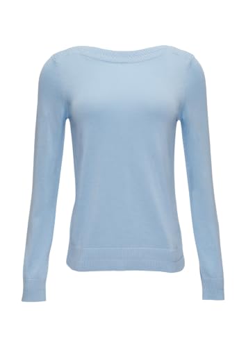 Strickpullover mit U-Boot-Ausschnitt hellblau 48 von s.Oliver