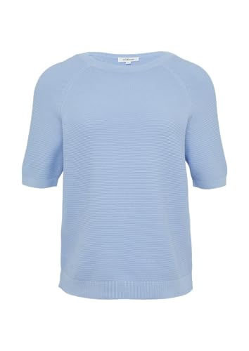 s.Oliver Strickpullover mit feiner Rippstruktur hellblau 48 von s.Oliver