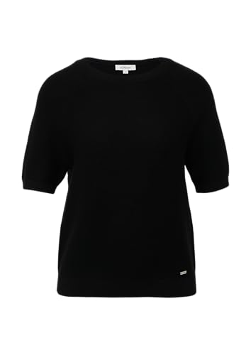 s.Oliver Strickpullover mit feiner Rippstruktur schwarz 48 von s.Oliver